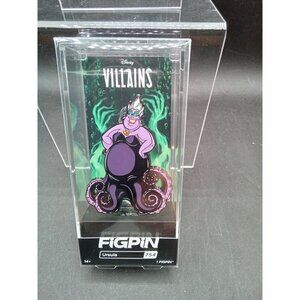 FiGPiN Disney Villains Ursula 754 Collectible Pin Display Case New Sealed 14+